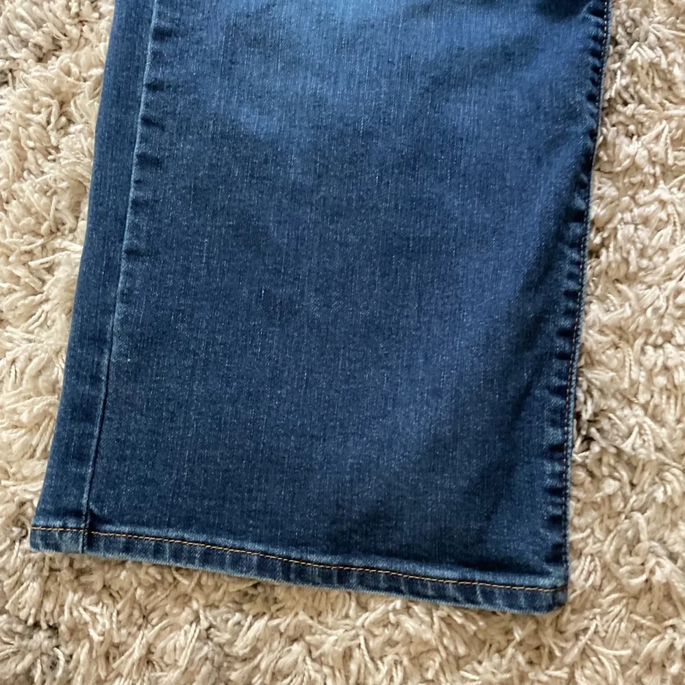 Levis High Rise Wide‎ Leg Jeans Dark Wash Blue Denim Size 31 1519